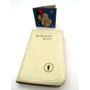 Vintage 1942 New Testament Psalms National Edition WWII Unmarked